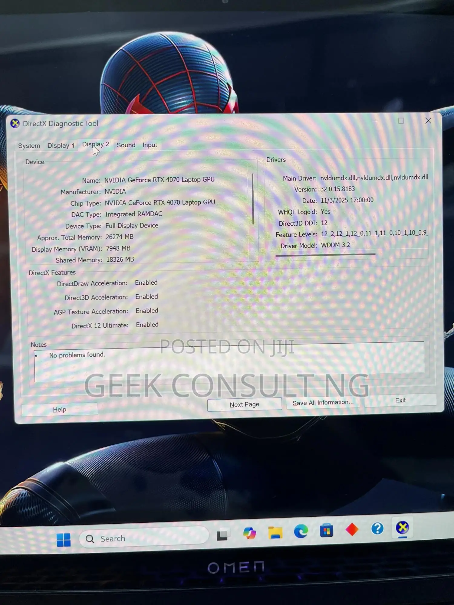 Laptop HP Omen Transcend 14-fb0023dx 32GB Intel Core Ultra 9 SSD 2T