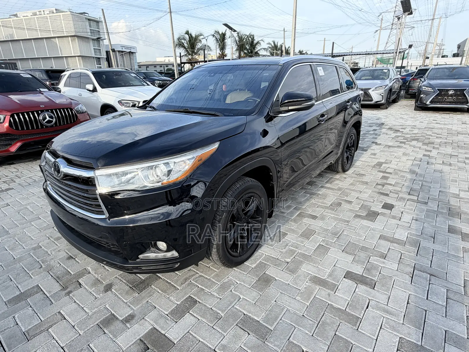 Toyota Highlander Limited V6 4x4 (3.5L 6cyl 6A) 2016 Black
