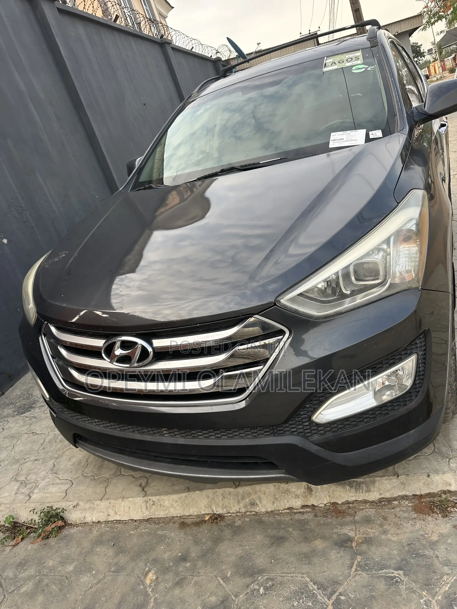 Hyundai Santa Fe 2015 Gray