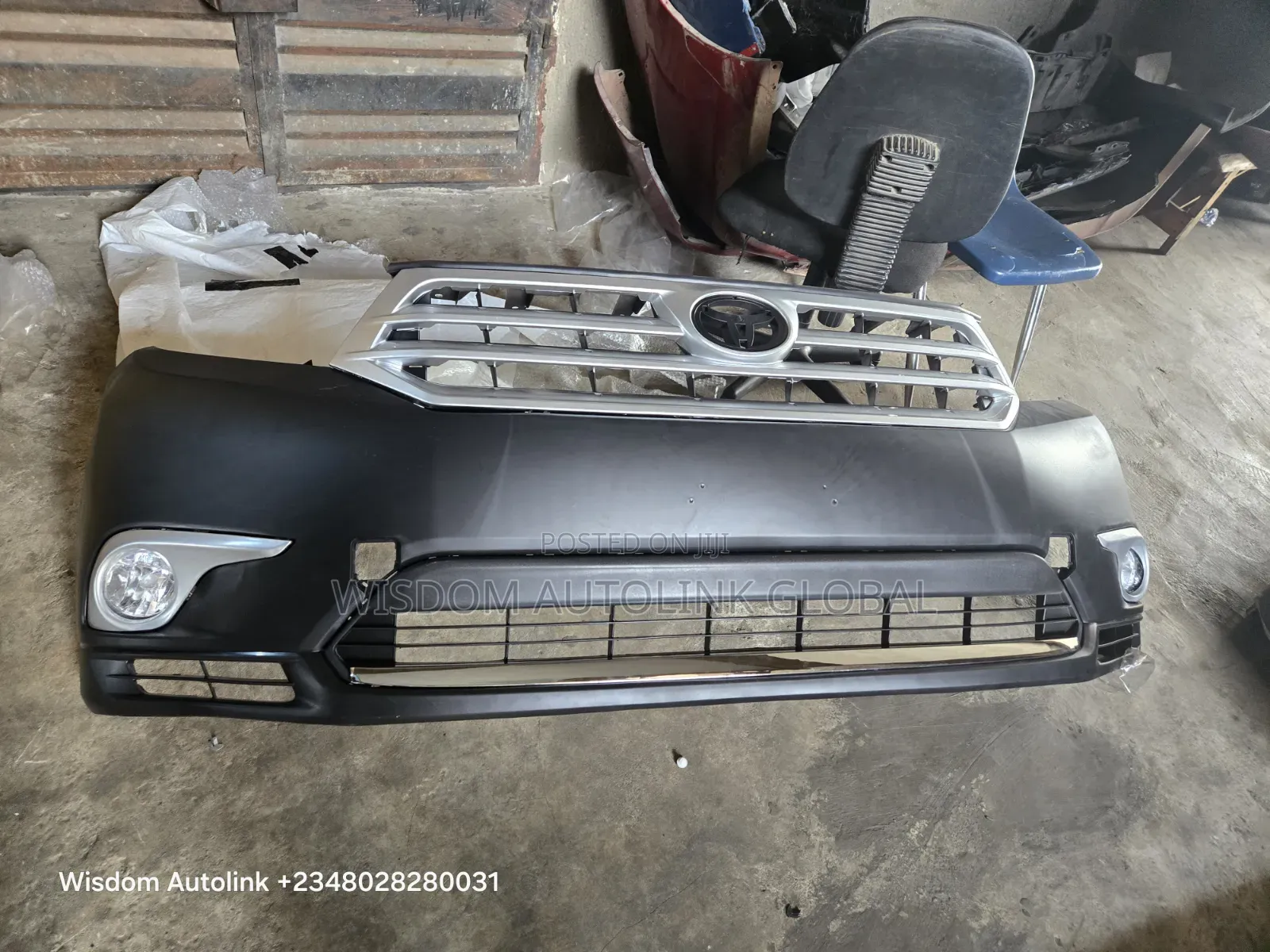 Complete Front Bumper for Toyota Highlander 2011-2013 Origina