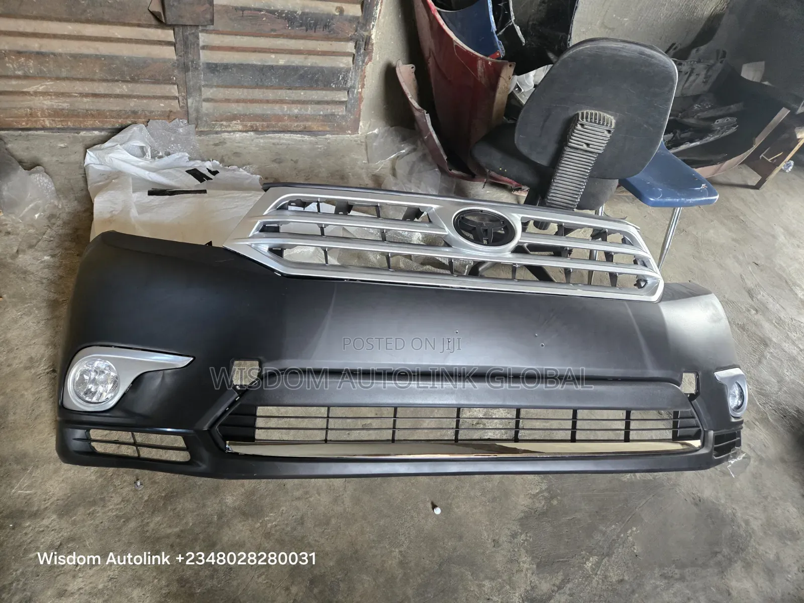 Complete Front Bumper for Toyota Highlander 2011-2013 Origina