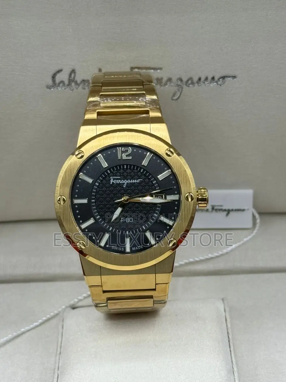 Automatic Quality Salvatore Ferragamo F-80 Watch