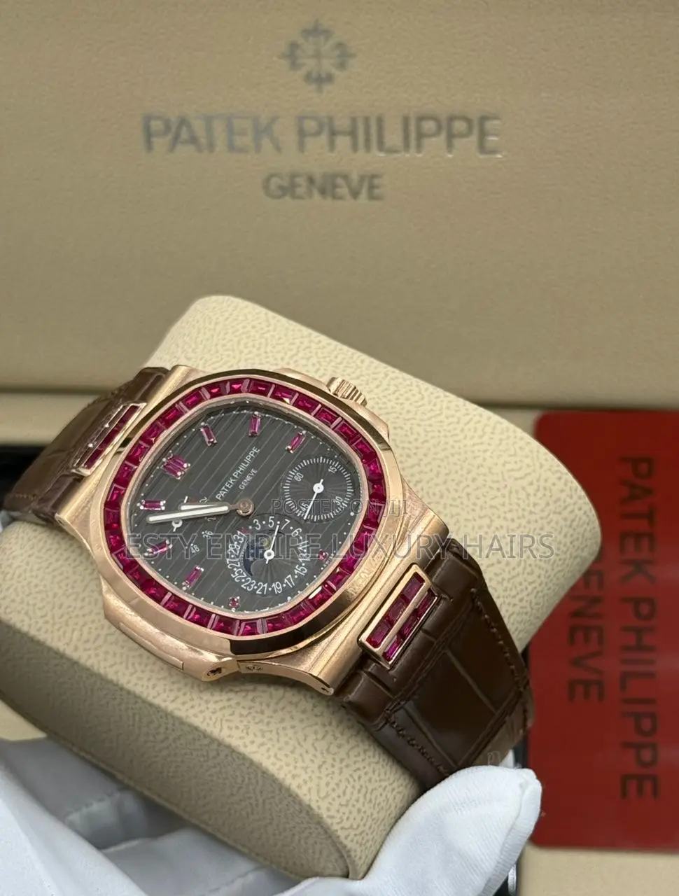 High Quality Luxury Patek Philippe Leather Wristwatch