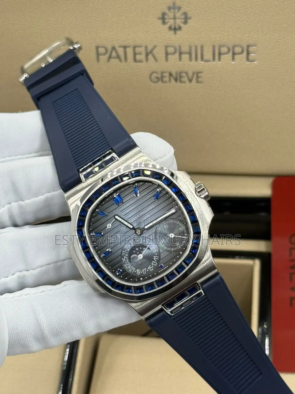 High Quality Luxury Patek Philippe Rubber Wristwatch