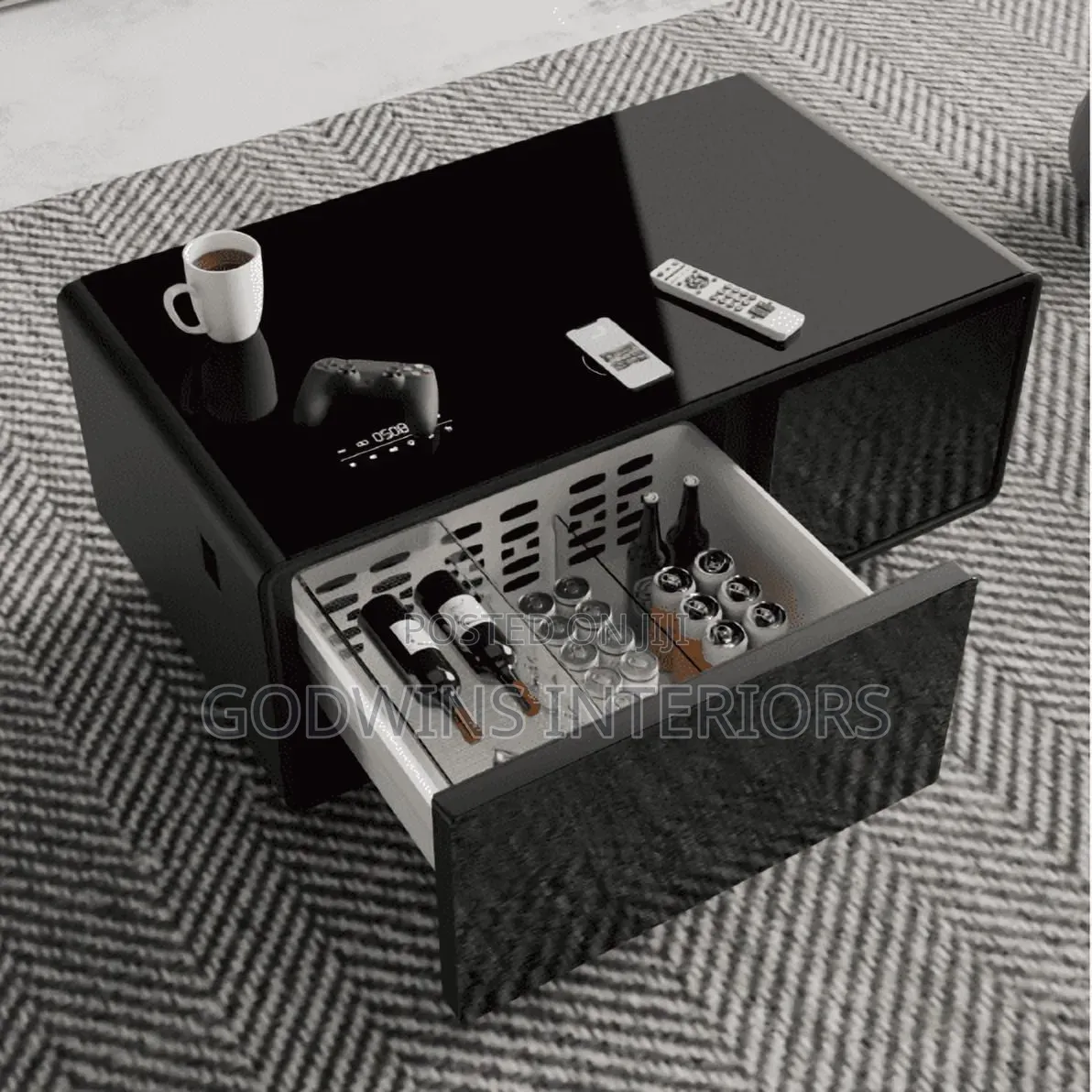 Smart Refrigerator Coffee Table – Luxury Meets Innovation
