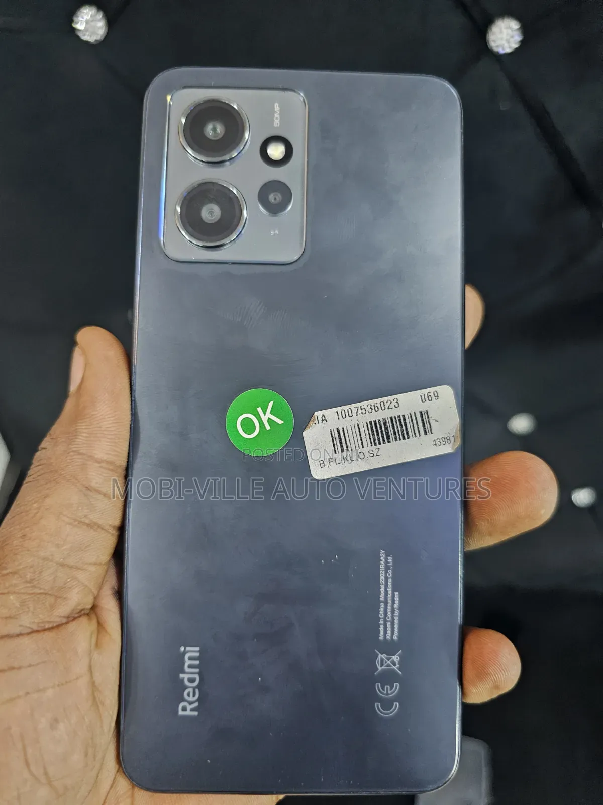 Xiaomi Redmi Note 12 5G 256 GB Black