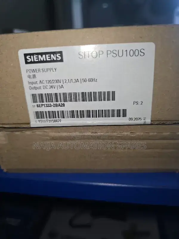 Siemens Sitop Psu100s 230ac/24vdc/ 5a Power Supply | 6ep1333-2ba20