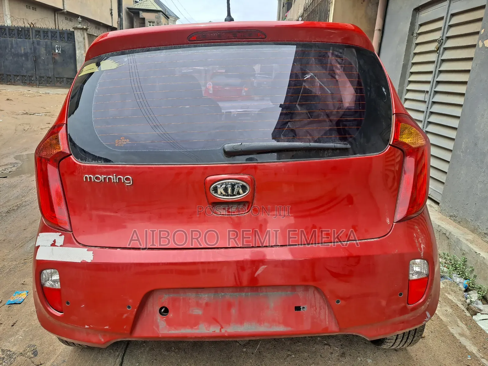 Kia Morning 2012 Red