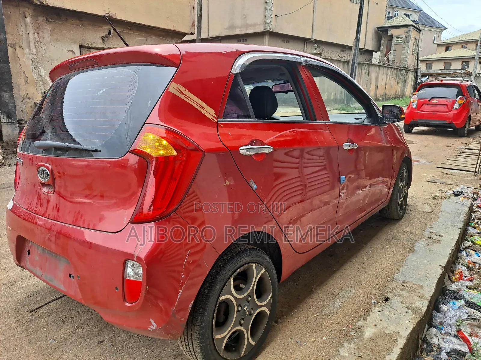 Kia Morning 2012 Red