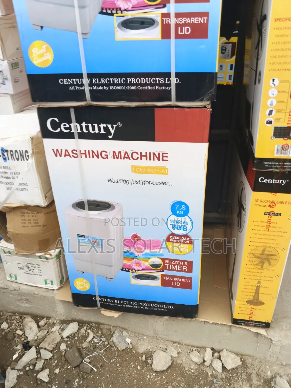 7.8kg Century Washing Machine