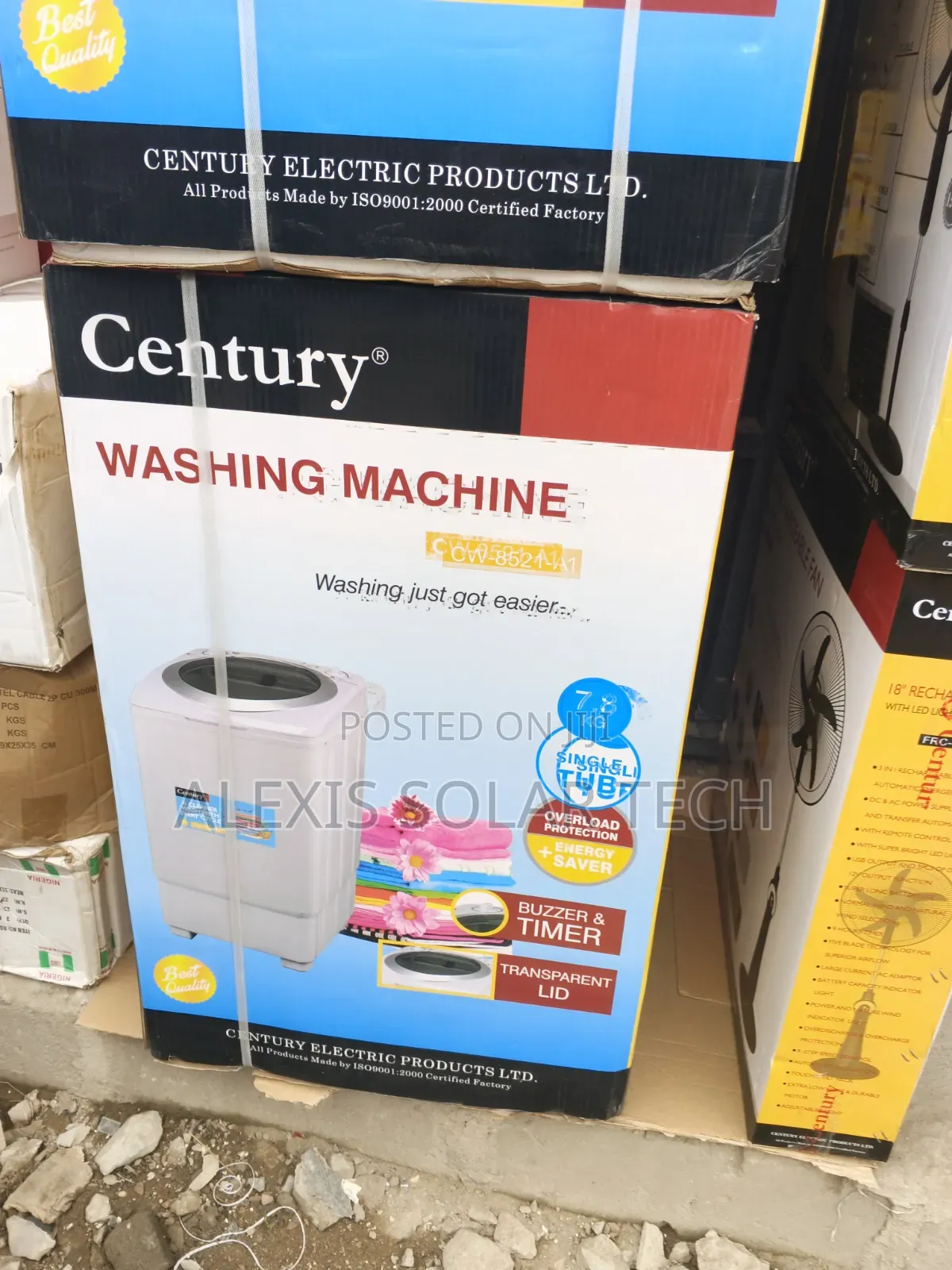 7.8kg Century Washing Machine
