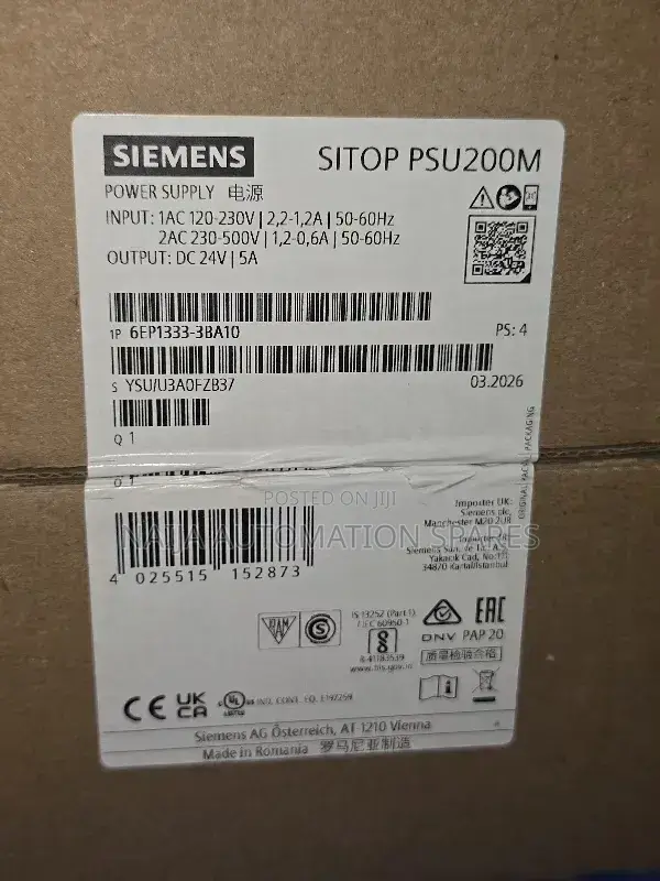6ep1333-3ba10 | Siemens Sitop Psu200m Stabilised Power Supply Unit