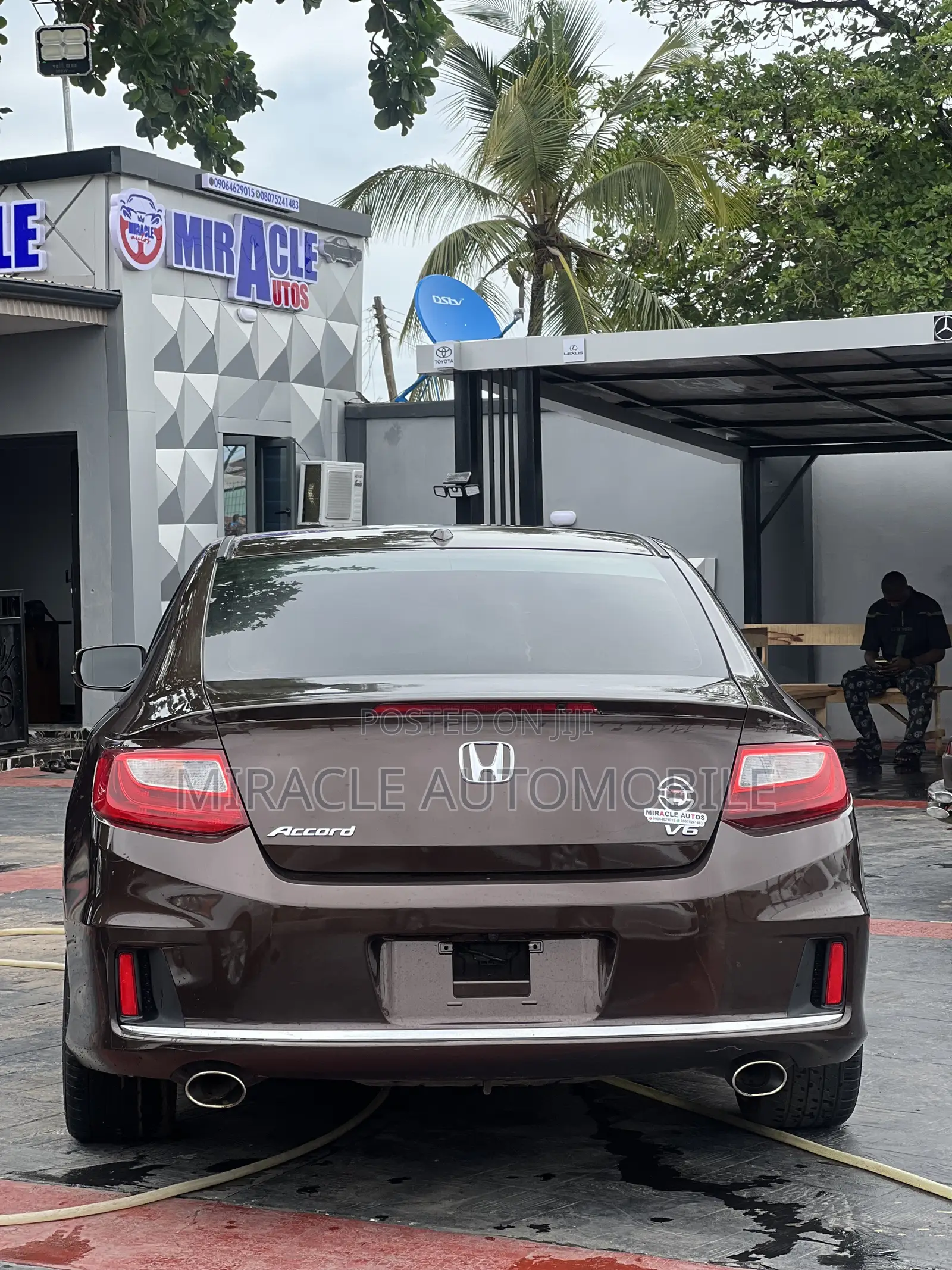 Honda Accord EX-L V-6 2dr Coupe w/Navigation (3.5L 6cyl 6A) 2014 Brown