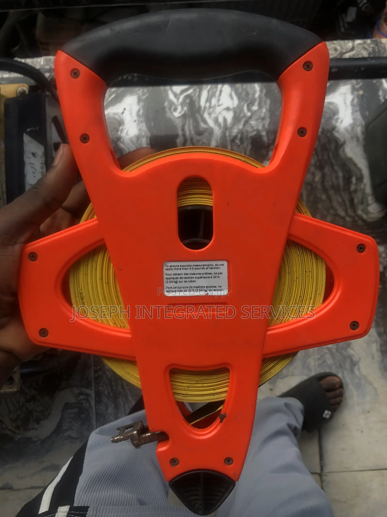 Lufkin Hi-Viz Orange 100-Foot Fiberglass Engineer's Tape Measure