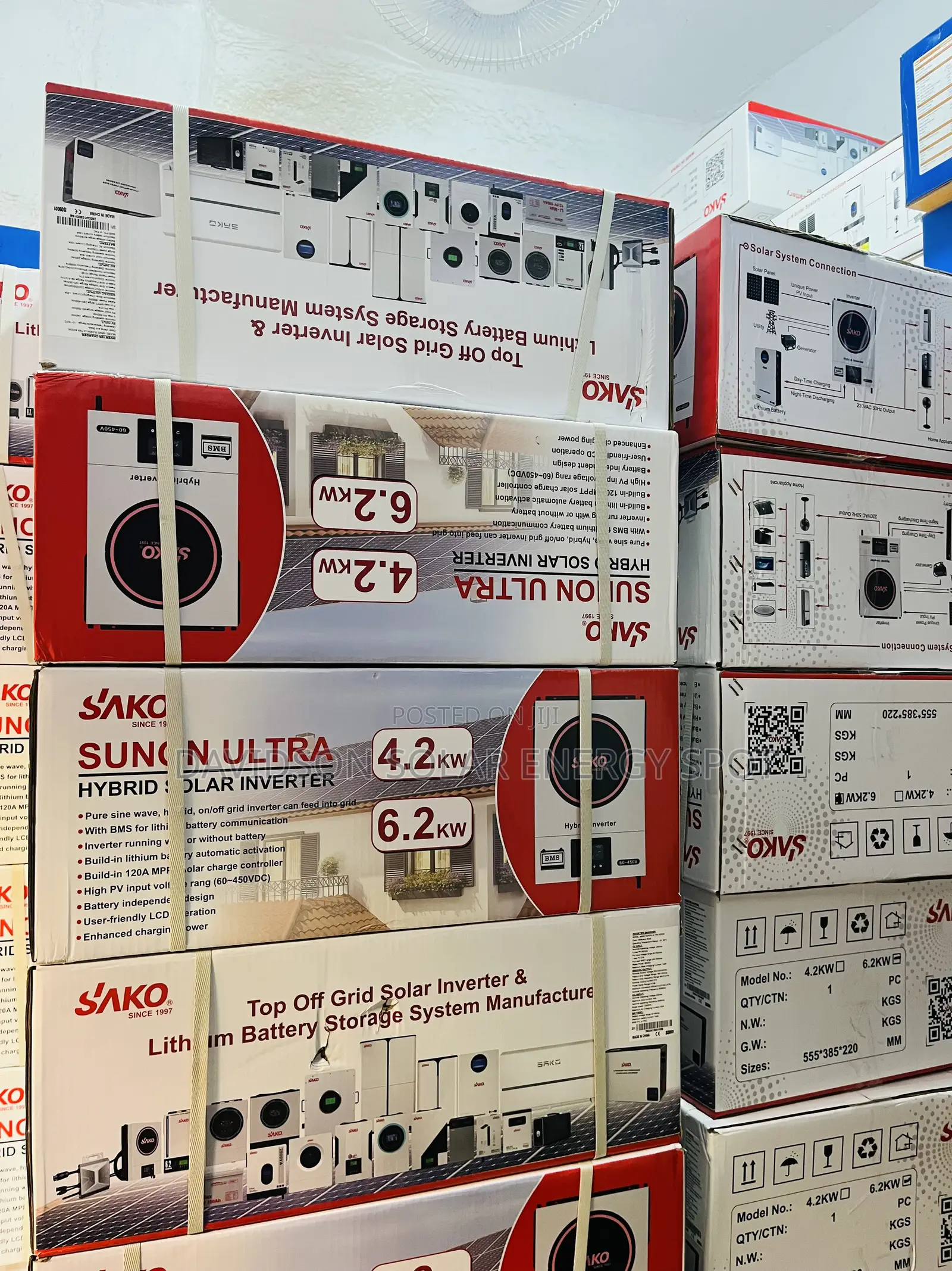 6.2kva 48v Sako Solar Inverter Hybrid