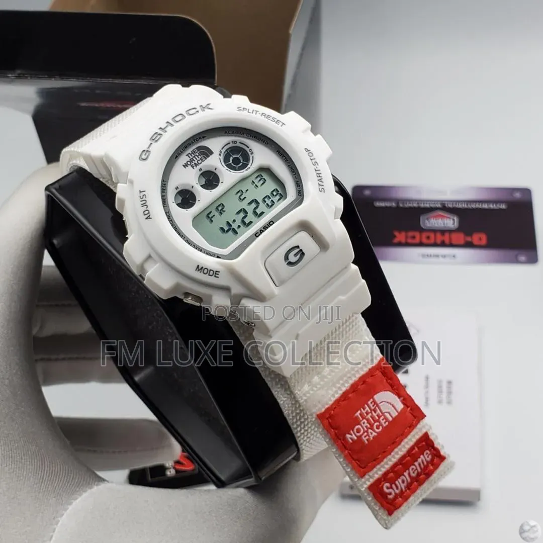 Supreme Belt Gshock Wristwatch for Men