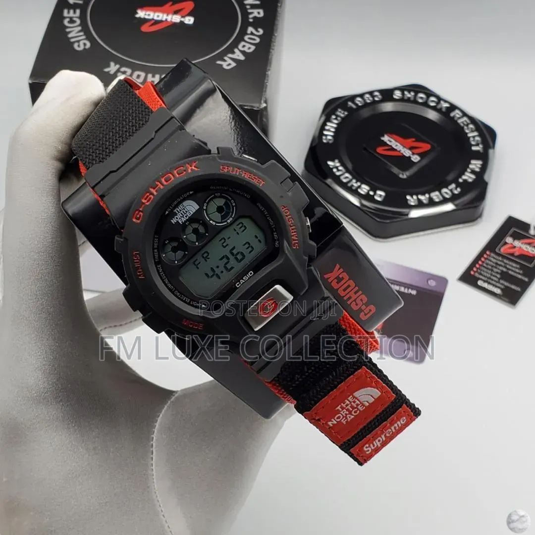 Supreme Belt Gshock Wristwatch for Men