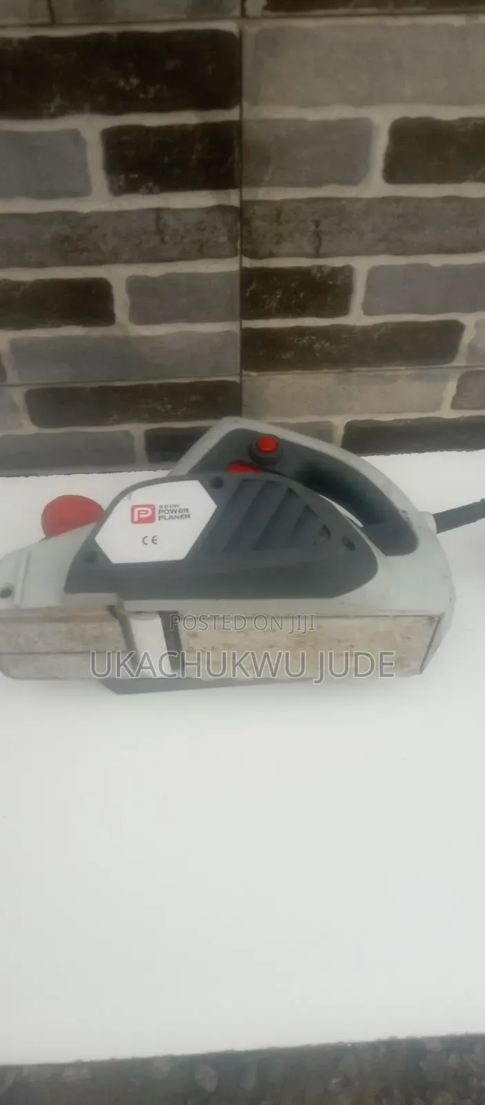 Electric Planer Designed for Resizing and Leveling Wooden Surfaces,