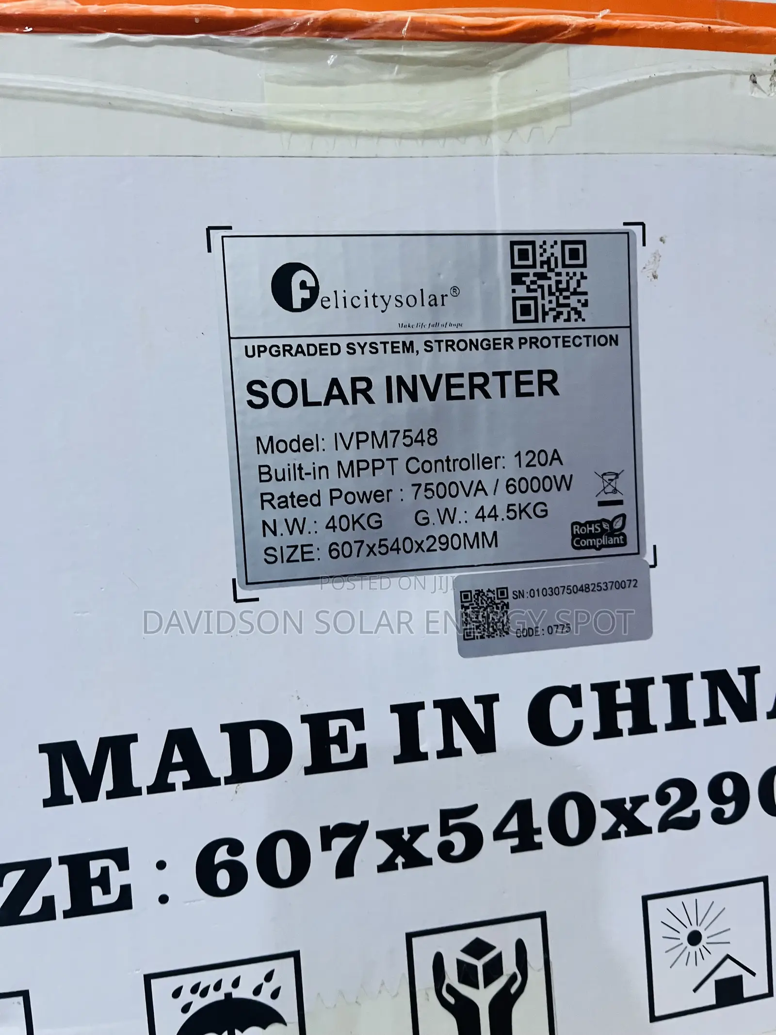7.5kva 48v Felicity Solar Inverter Hybrid