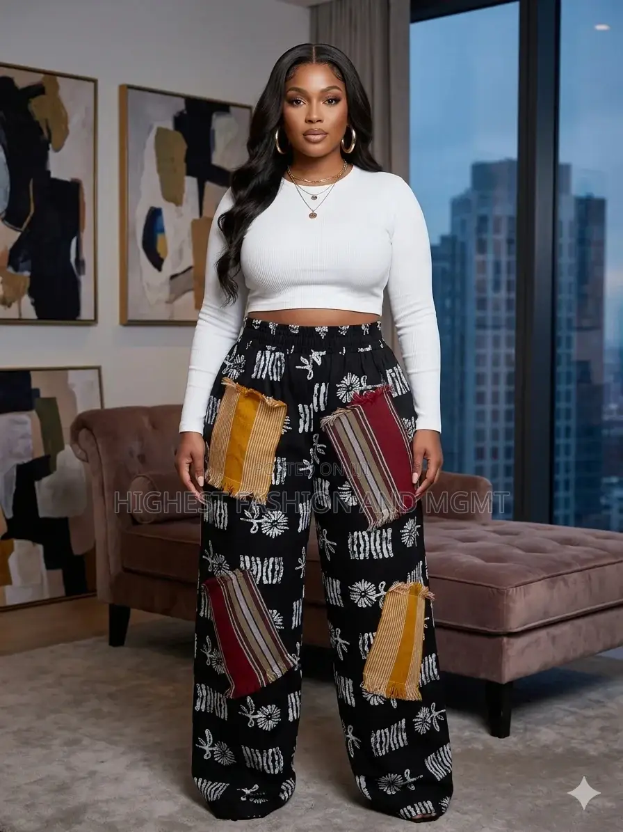 Ankara and Aso Oke Pants - Style 907