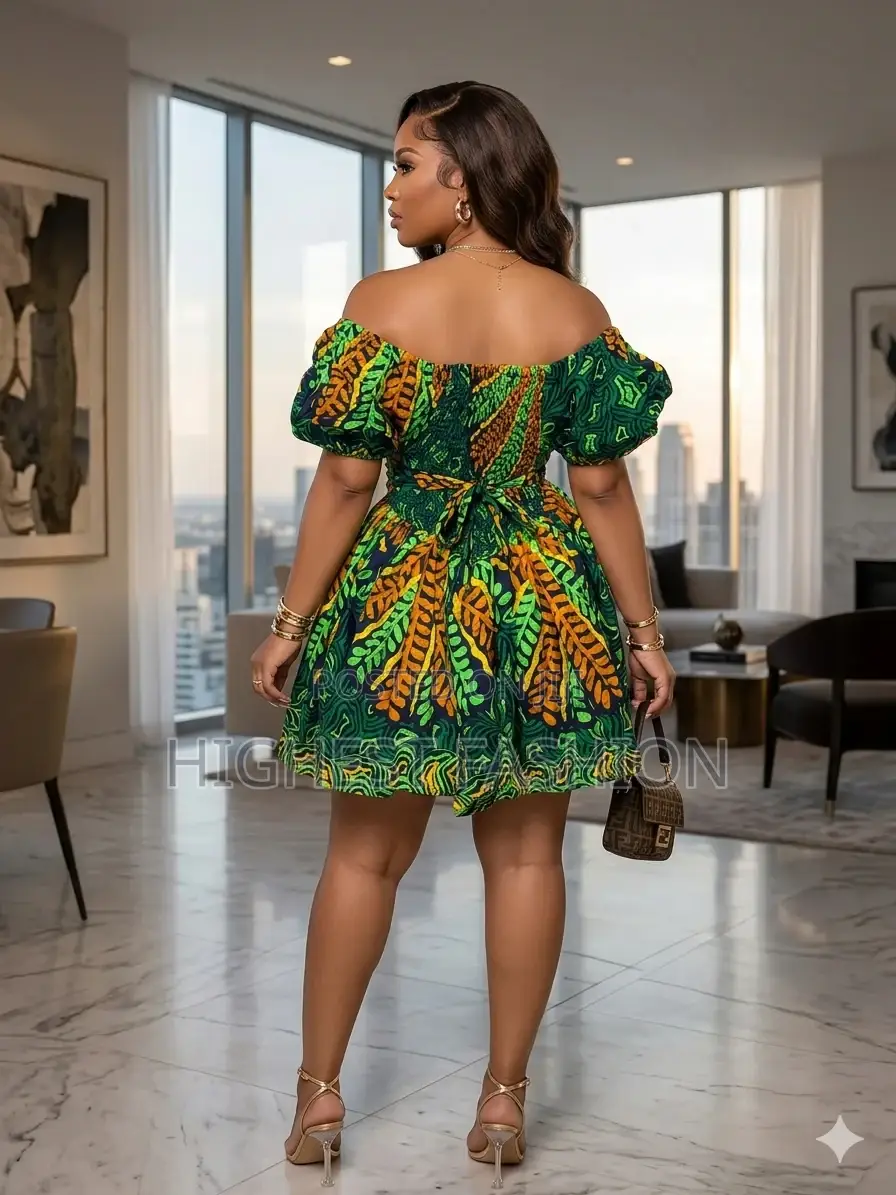 Rich Girl Short Gown - Style 972