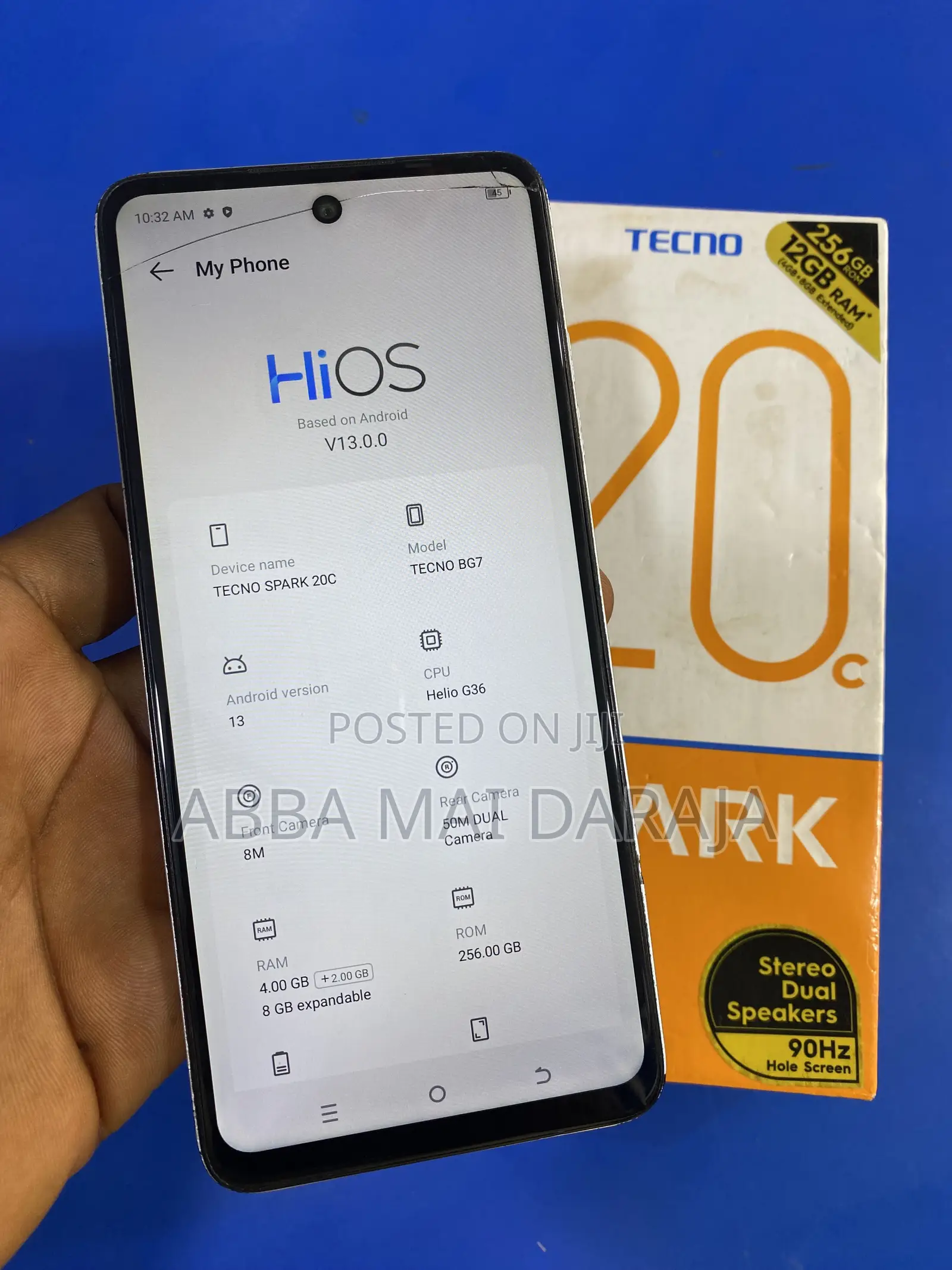 Tecno Spark 20C 256 GB White