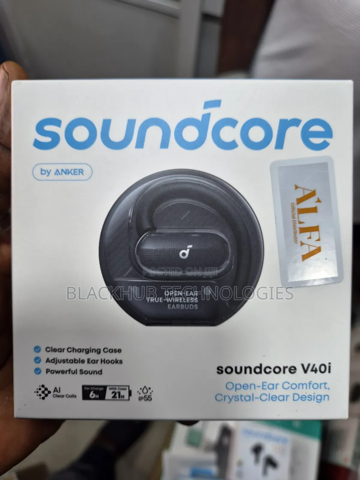 Anker Soundcore V40i Open-Ear Buds | Comfortable Fit and Clear Sound