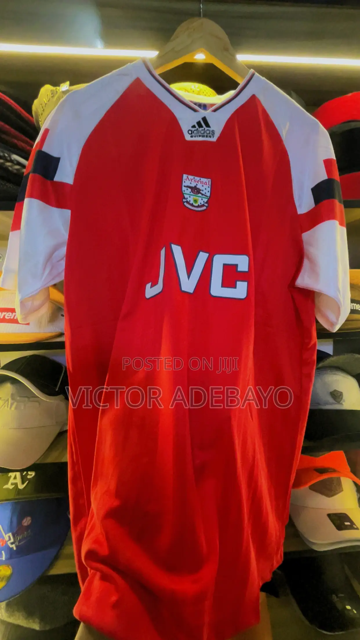 Arsenal JVC Vintage/Retro Football Jersey