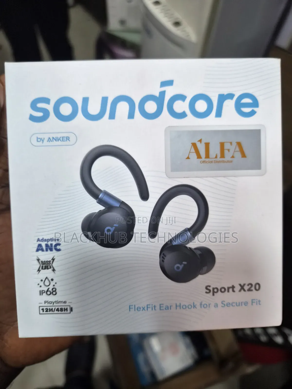 Anker Soundcore Sport X20 Anc | Flexfit Earbud Hook for a Secure Fit