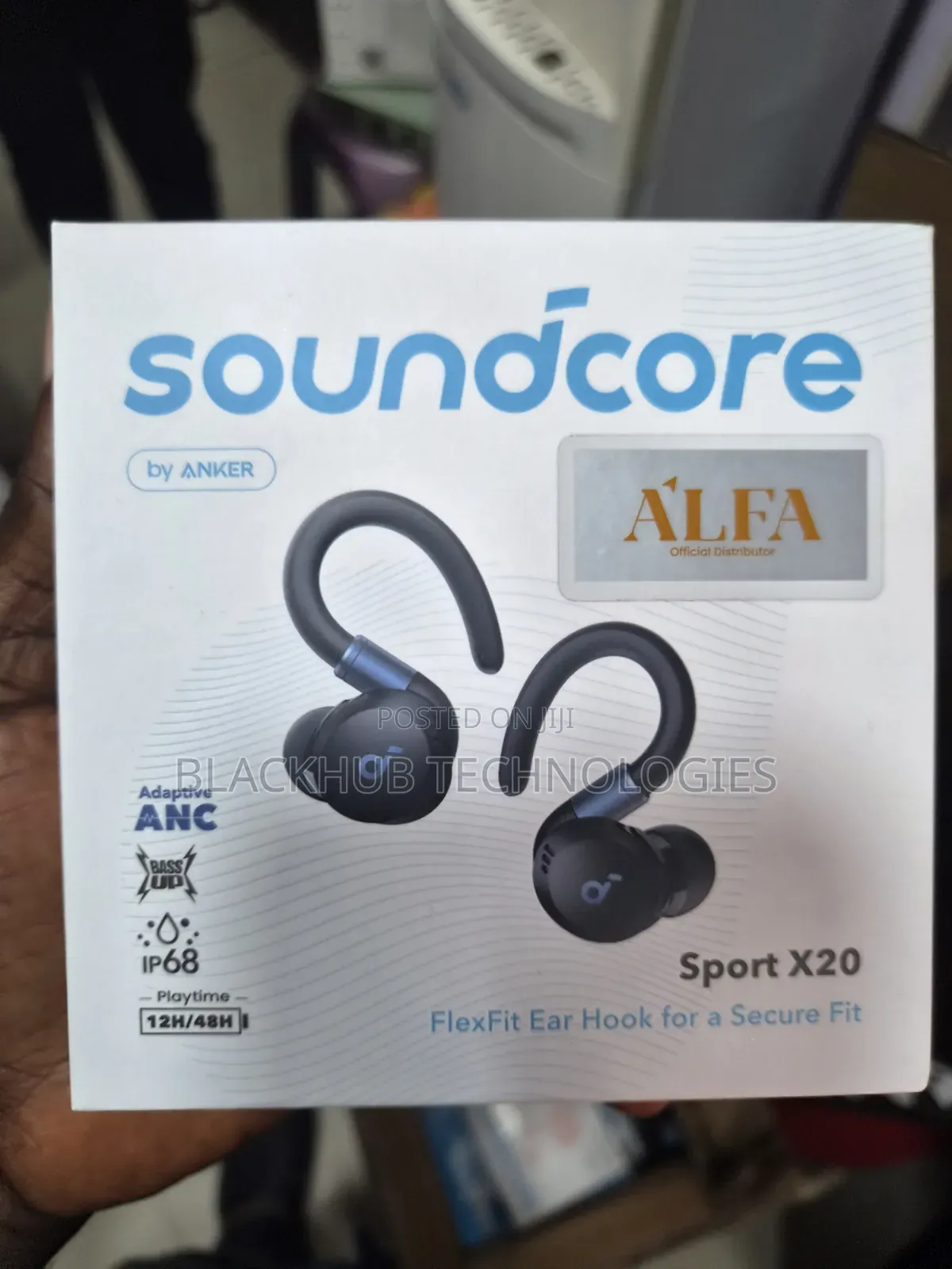 Anker Soundcore Sport X20 Anc | Flexfit Earbud Hook for a Secure Fit