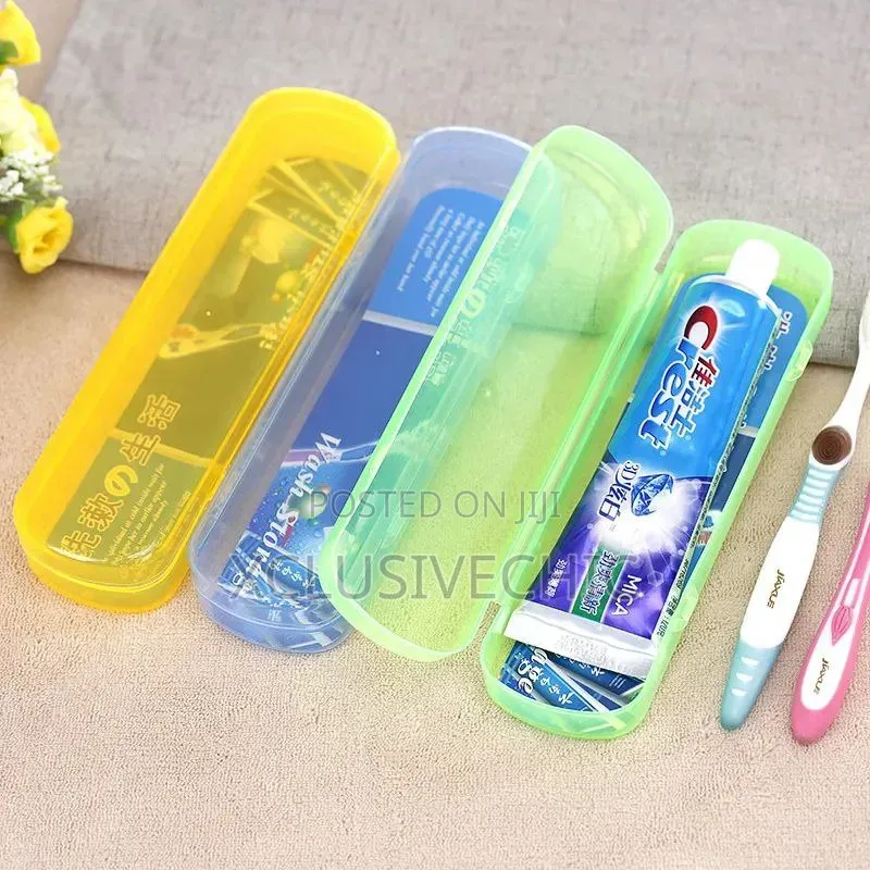 Spoon/ Toothbrush and Toothpaste Holder Empty Case
