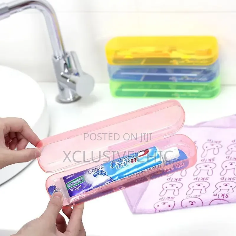 Spoon/ Toothbrush and Toothpaste Holder Empty Case