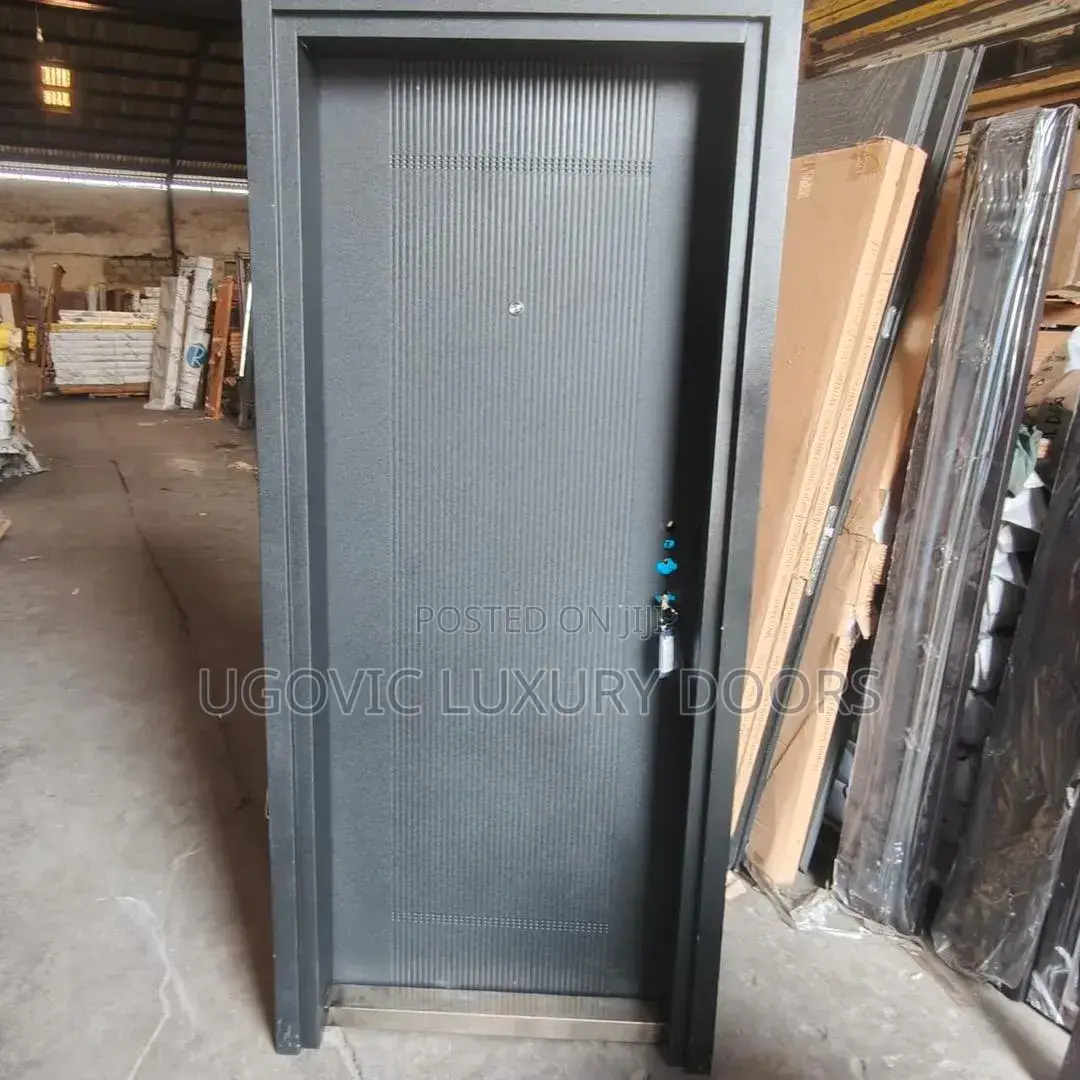 3ft Dark Gray Steel 9 Inches Steel Security Door
