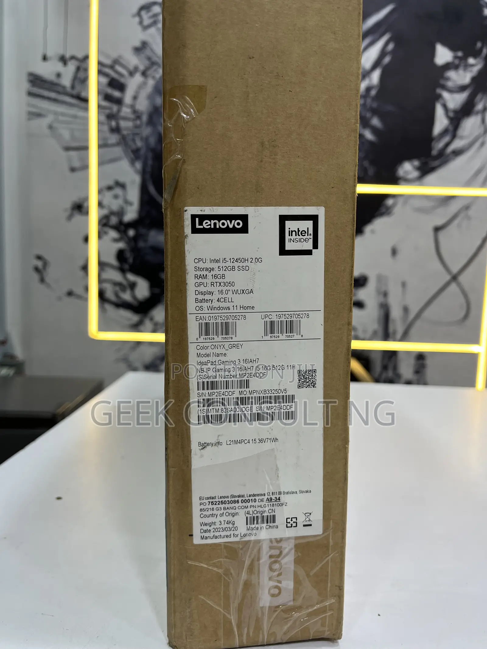 New Laptop Lenovo Ideapad 3 16GB Intel Core i5 SSD 512GB