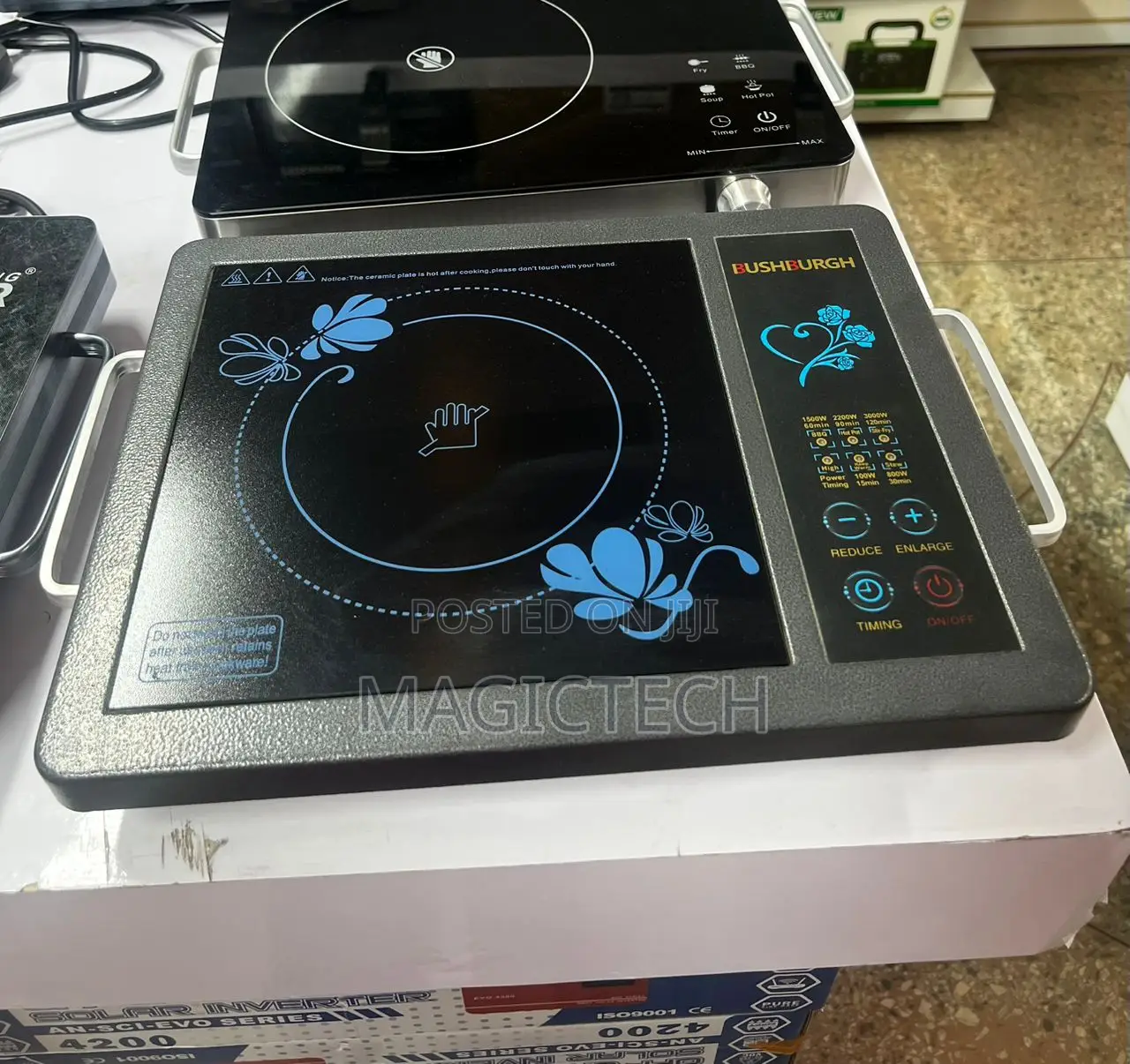 Bushburgh Single Burner Electric Cooker 3000w