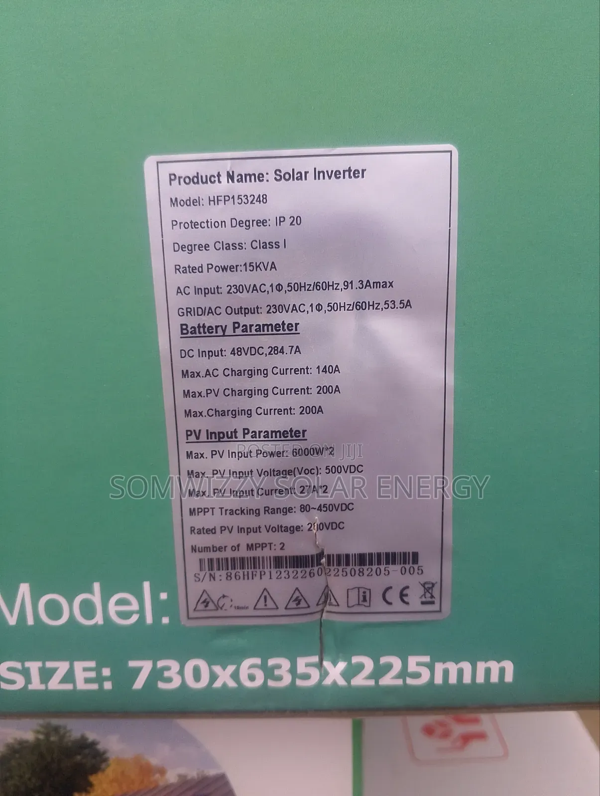 High Quality 15kva Hybrid Inverter 48v