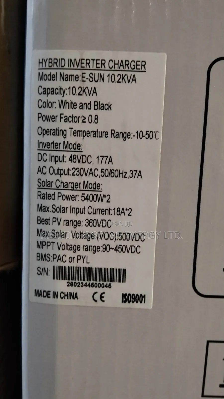 10.2kva 48v Sako Hybrid Inverter