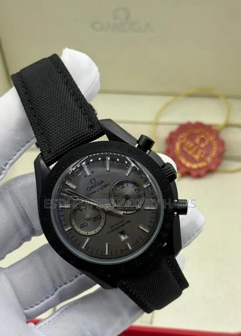 High Quality Luxury Omega Rubber Wristwatch
