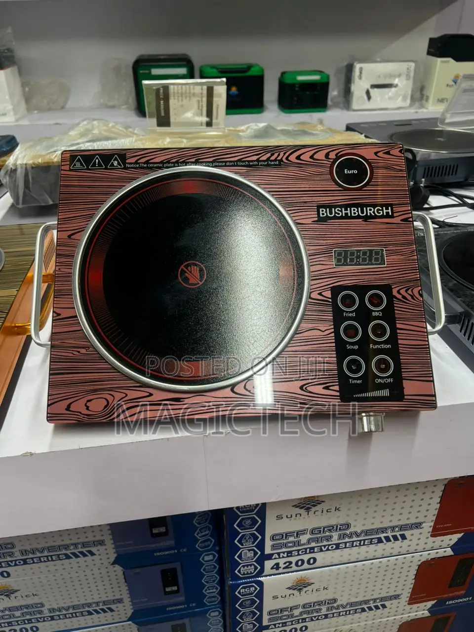 Bushburgh Single Burner Electric Cooker 3500w