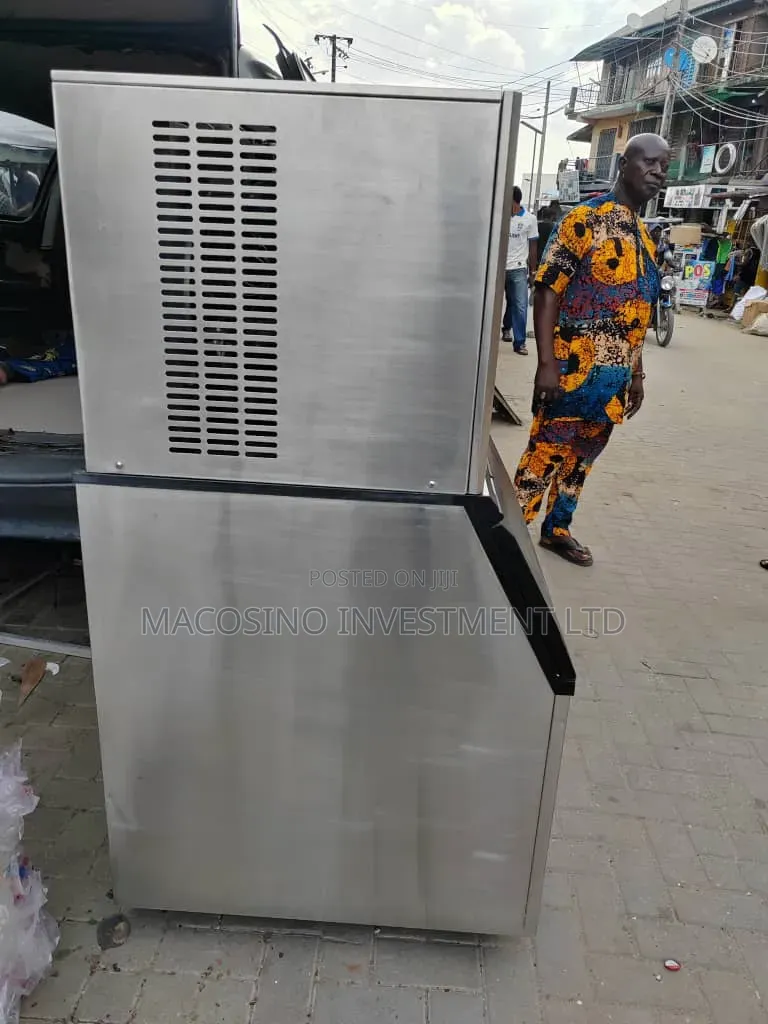 Foreign Used 150kg Commercial Stainless Steel Ice Cube Machine
