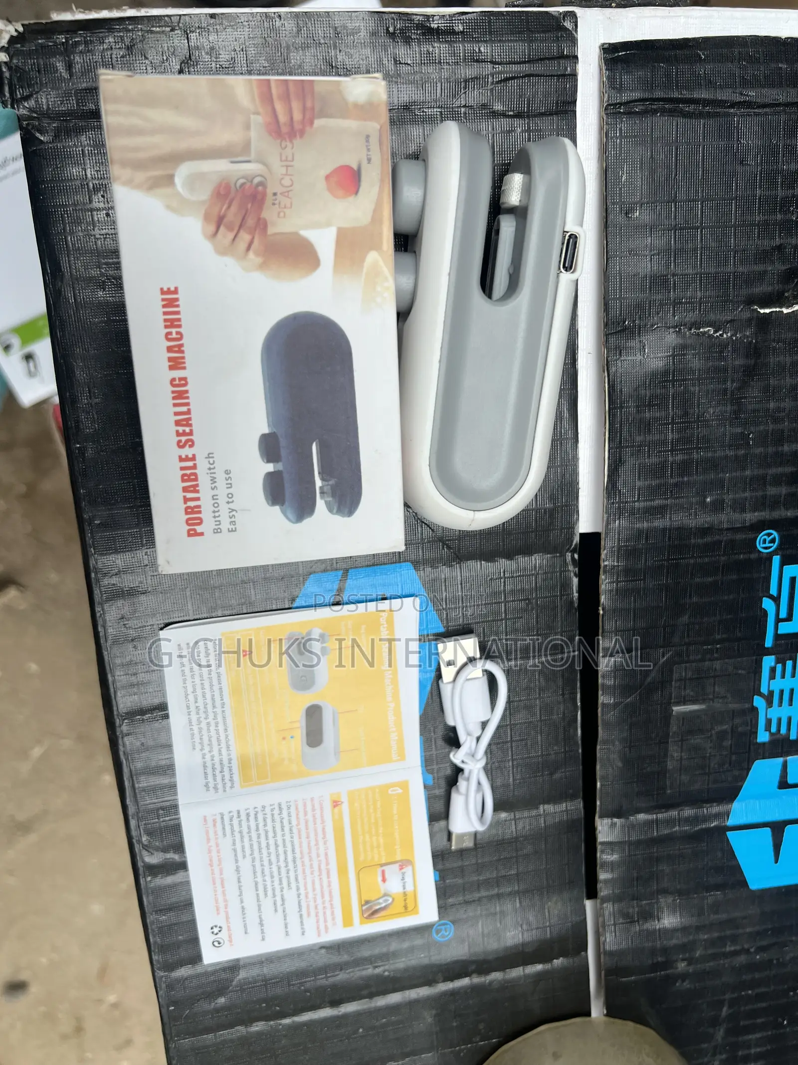 Portable Rechargeable Sealing Machine and Cutter Nylon Sealer - 500mah