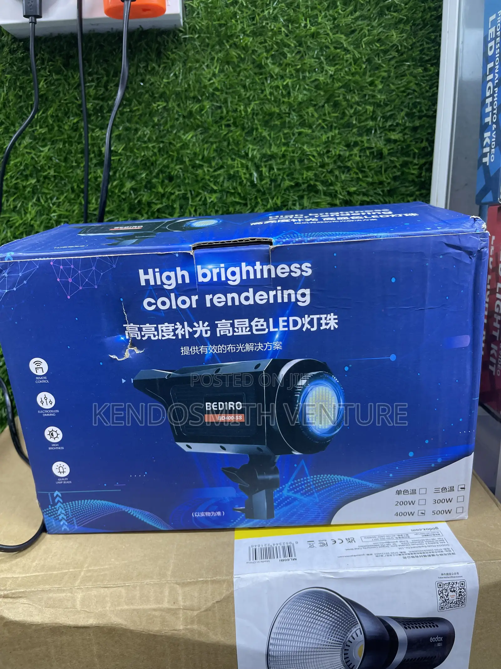 Bediro Bd400-Ss Professional Led Studio Light – 400w(With Stand)