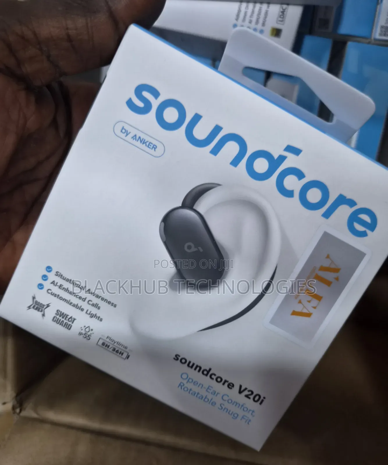 Anker Soundcore V20i Open-Ear Comfort | Rotatable Smug Fit
