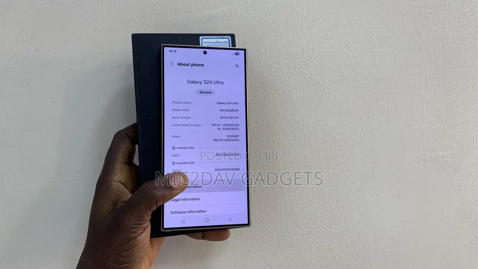 Samsung Galaxy S24 Ultra 256 GB Gray