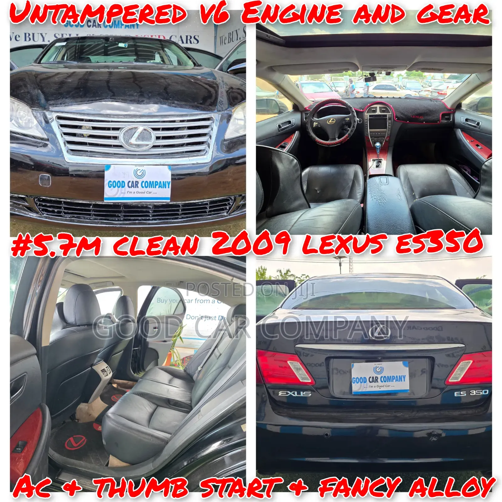 Lexus ES 350 2009 Black
