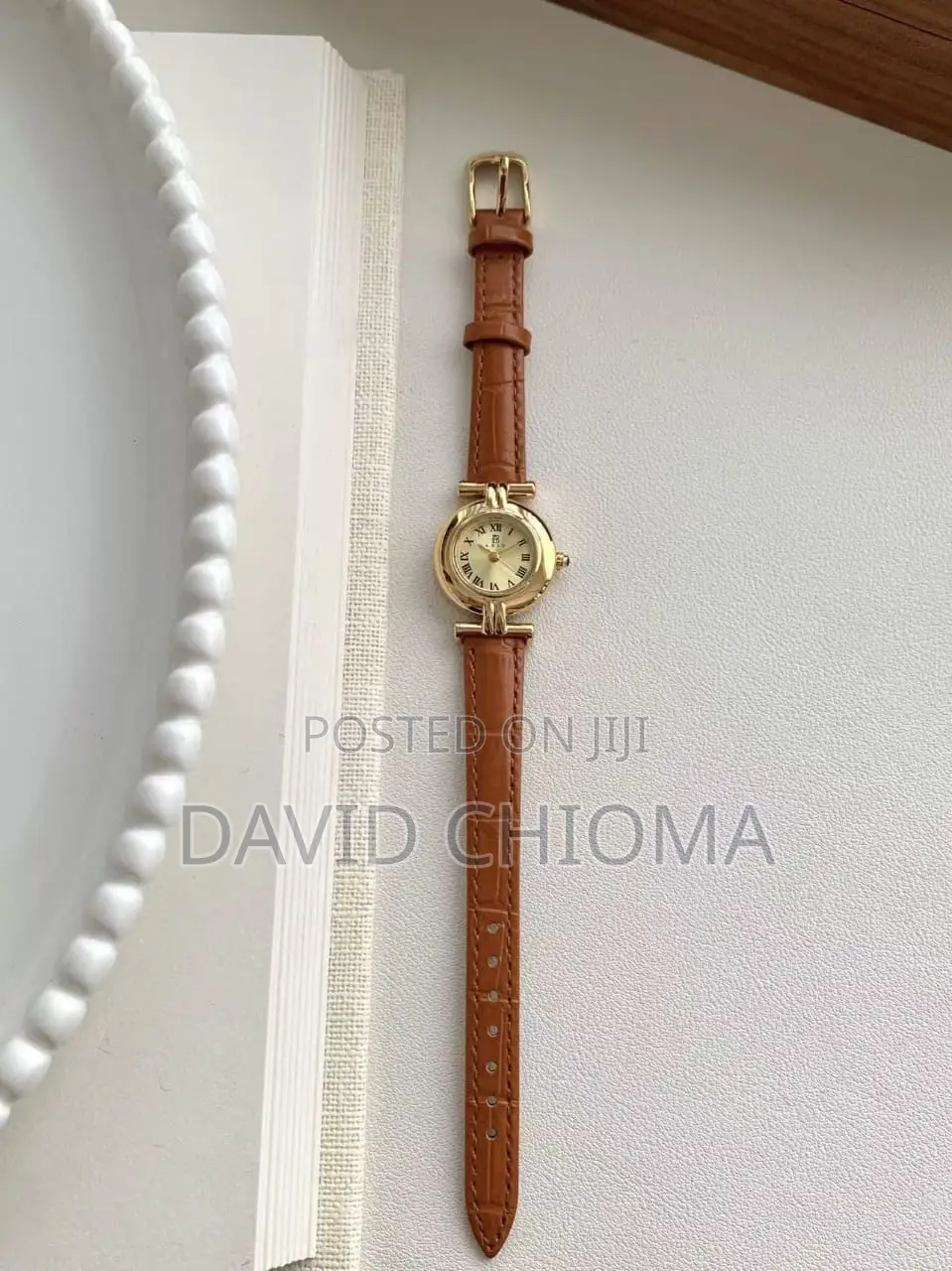 Ladies Tiny Stainless Steel Leather