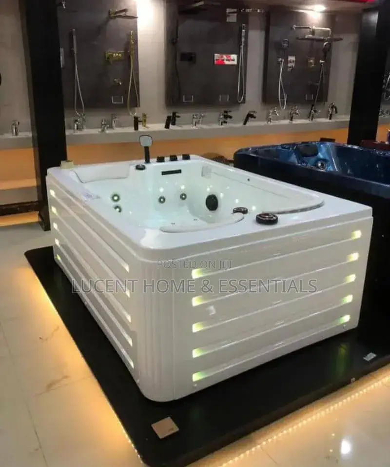 Modern Led Illuminated Massage Jacuzzi Bathtub – Brand New