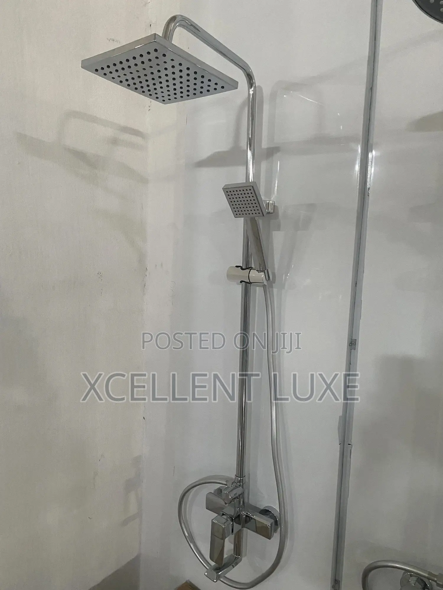 Chrome Shower Mixer With High Pressure