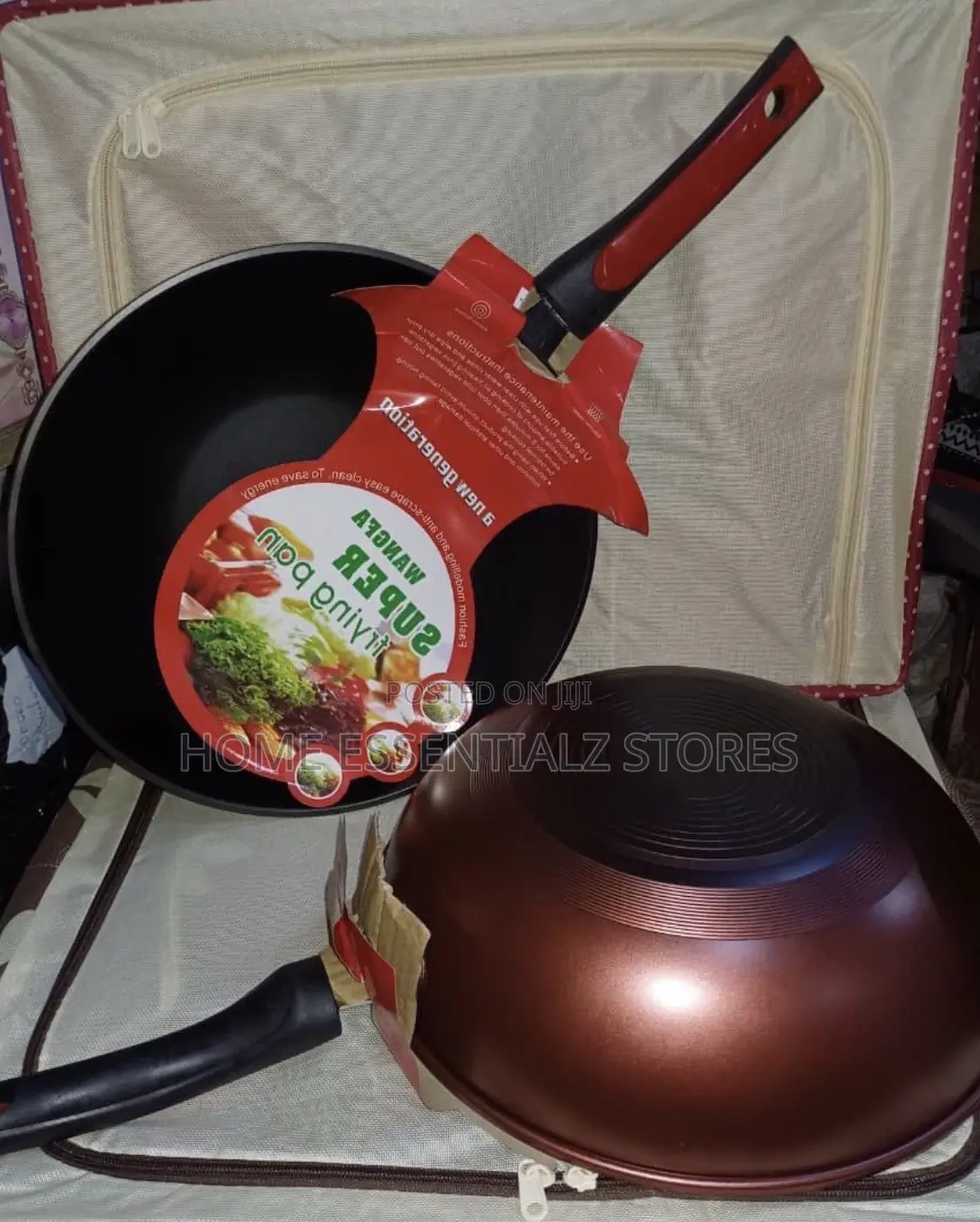 Deep Non-Stick Super Frying Pan Wok - Deep Fryer