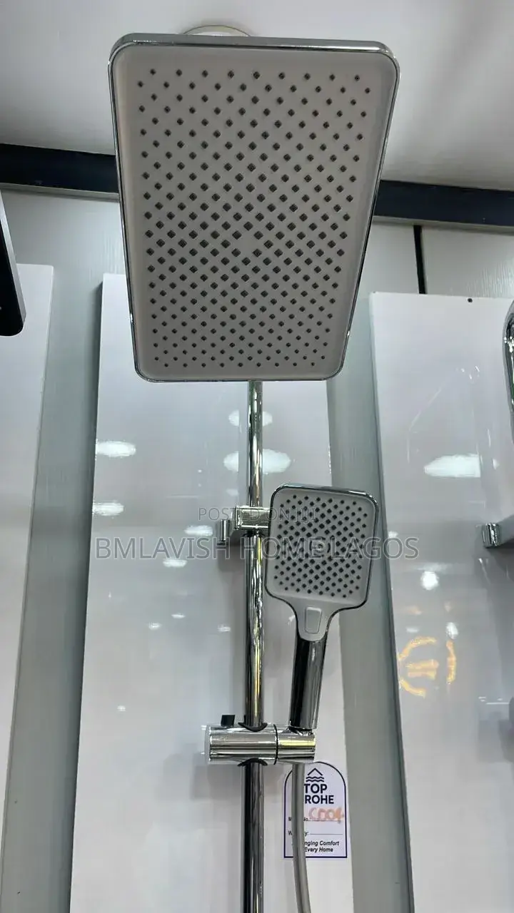 Quality Silver Shower Mixer Set